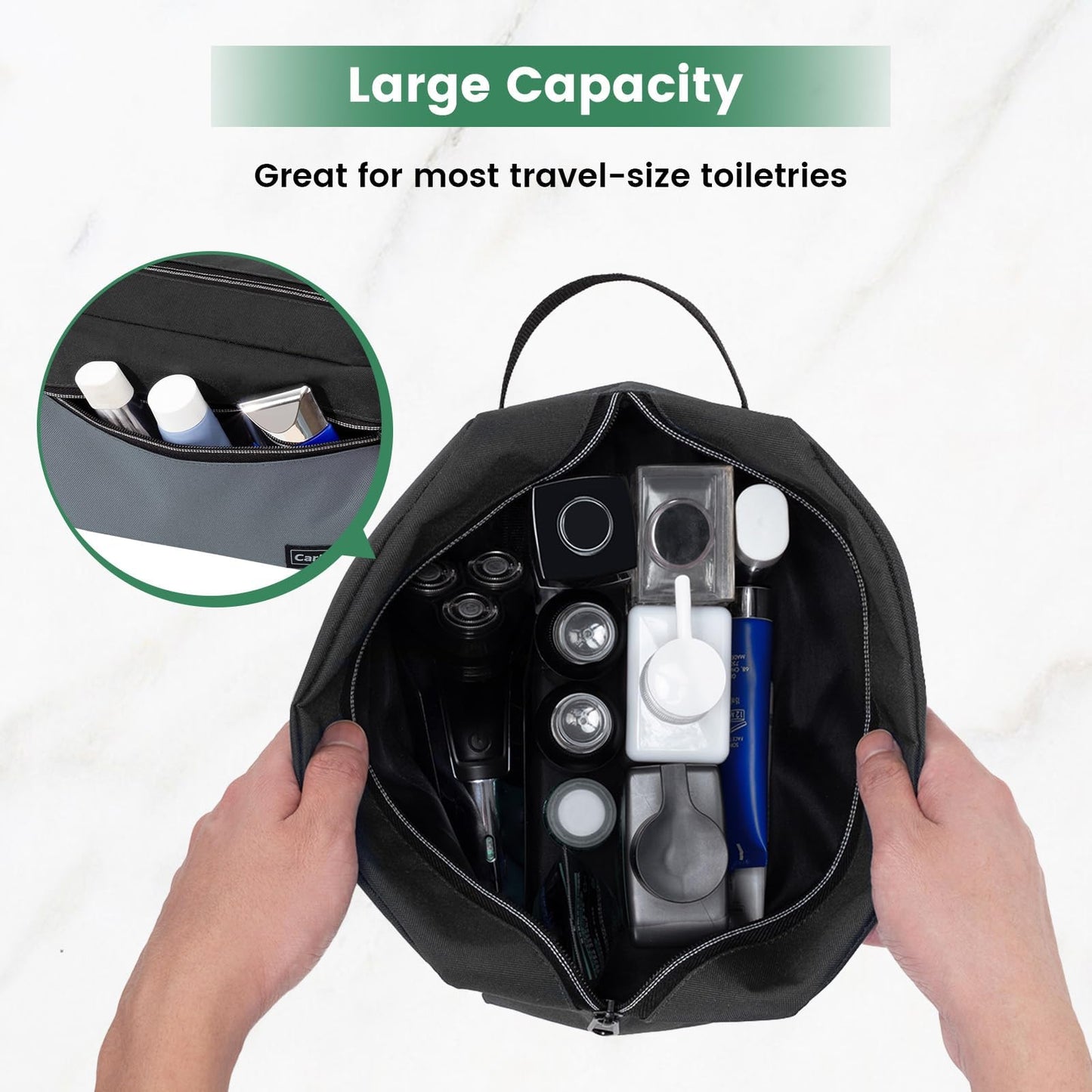 Travel Toiletry Bag - Small Tavel Bag for Toiletries, Cosmetics, Accessories, Gifts