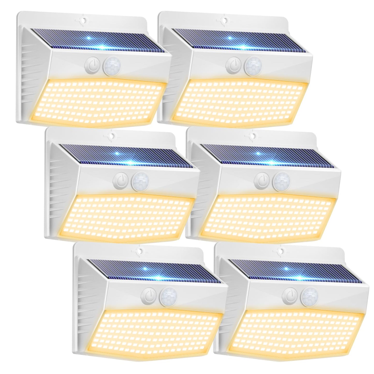 2-Pack Solar Security Lights – Motion Sensor, Waterproof