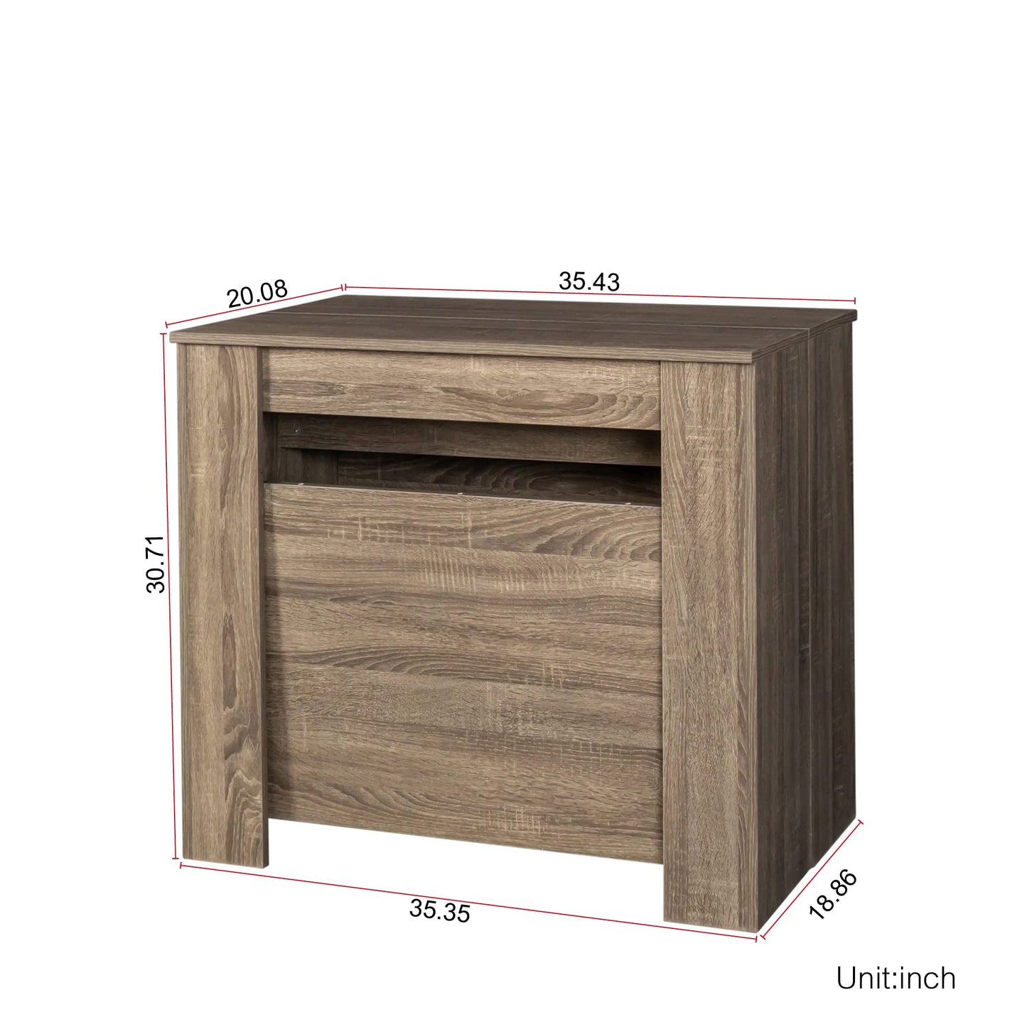 20"-118" Ausziehbarer Esstisch für 2-12 Personen, Moderner Transformatortisch, Platzsparender, extra langer Klapp-Esstisch, Multifunktionaler Konferenz-Besprechungstisch, Walnuss 