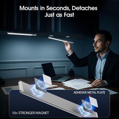 Chasesun 9.6” LED Motion Sensor Under Cabinet Lights – USB-C Rechargeable, 3-Tone Dimmable, Magnetic Mount, 5-Pack