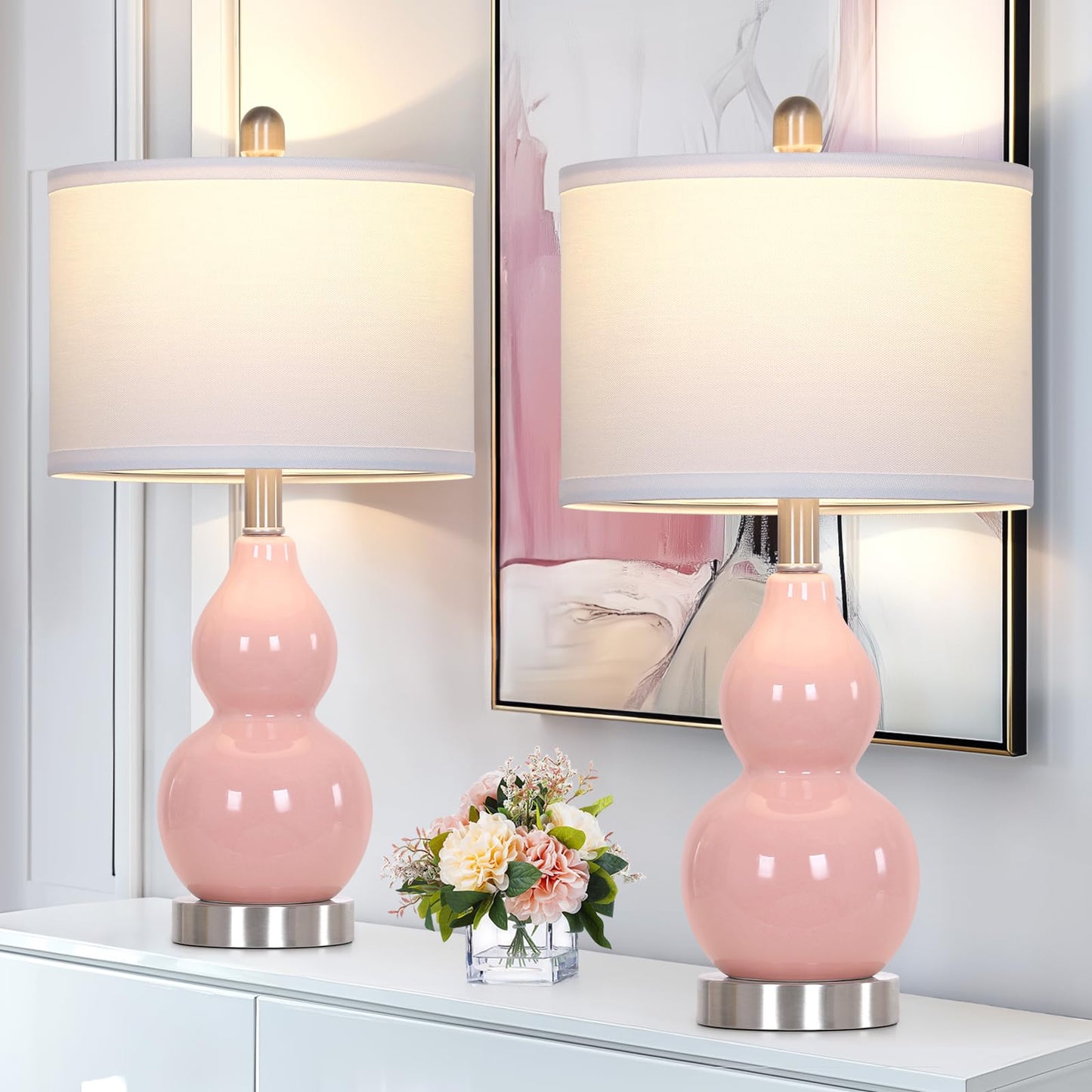 Rinweey Modern Ceramic Table Lamps