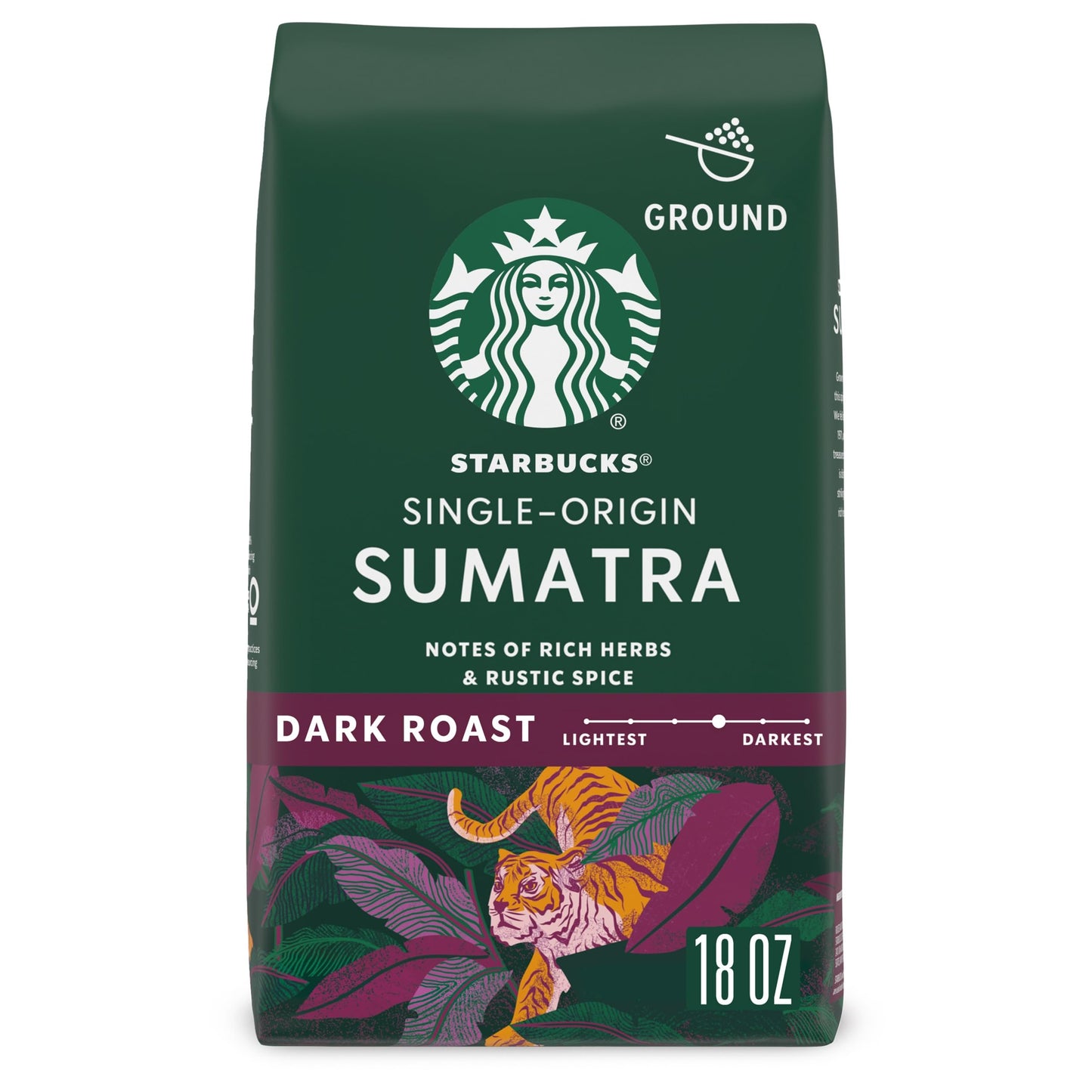 Starbucks Ground Coffee, Dark Roast Coffee, French Roast, 100% Arabica, 1 bag (28 oz)