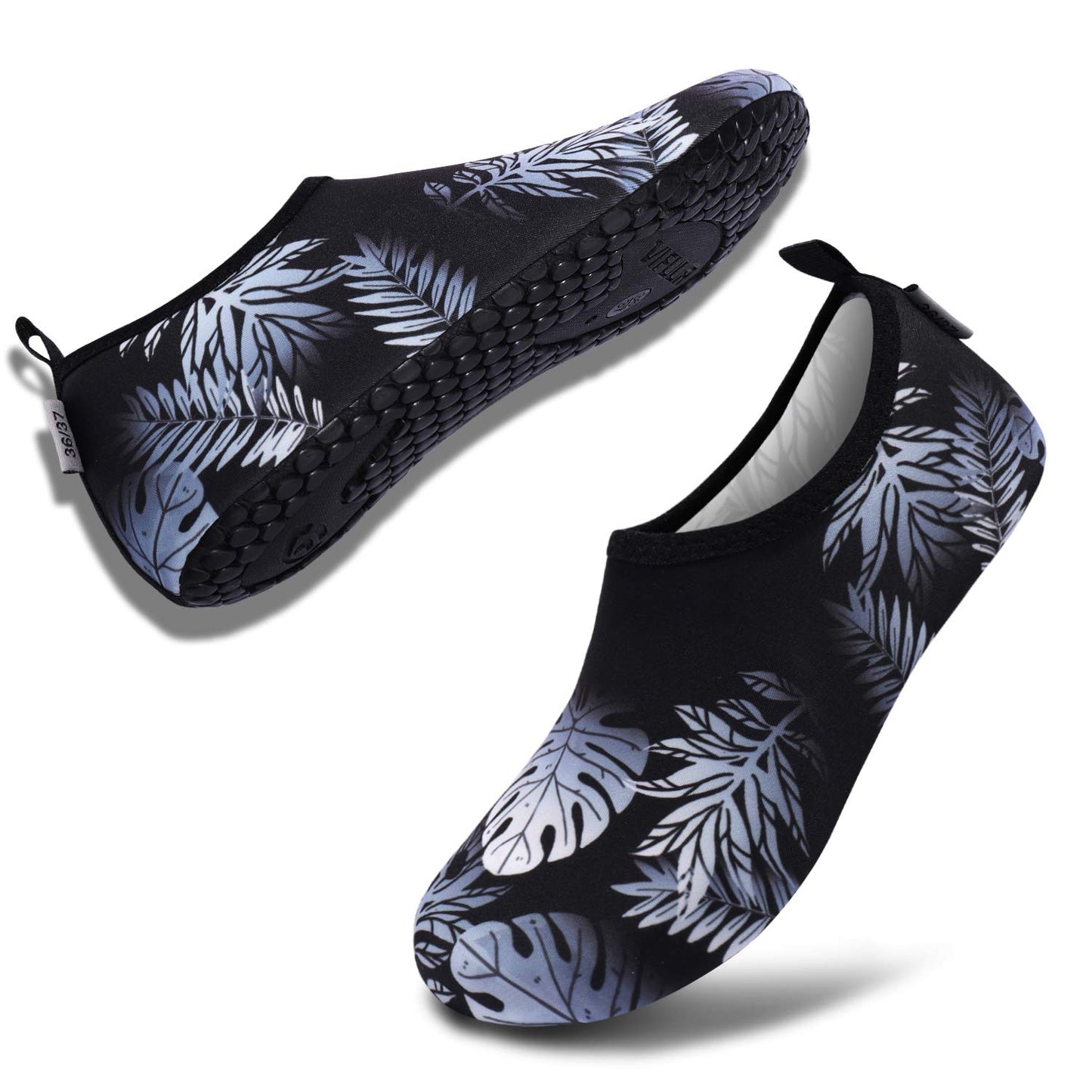 VIFUUR Wassersportschuhe Barfuß Schnelltrocknende Aqua-Yoga-Socken Slip-on für Männer Frauen