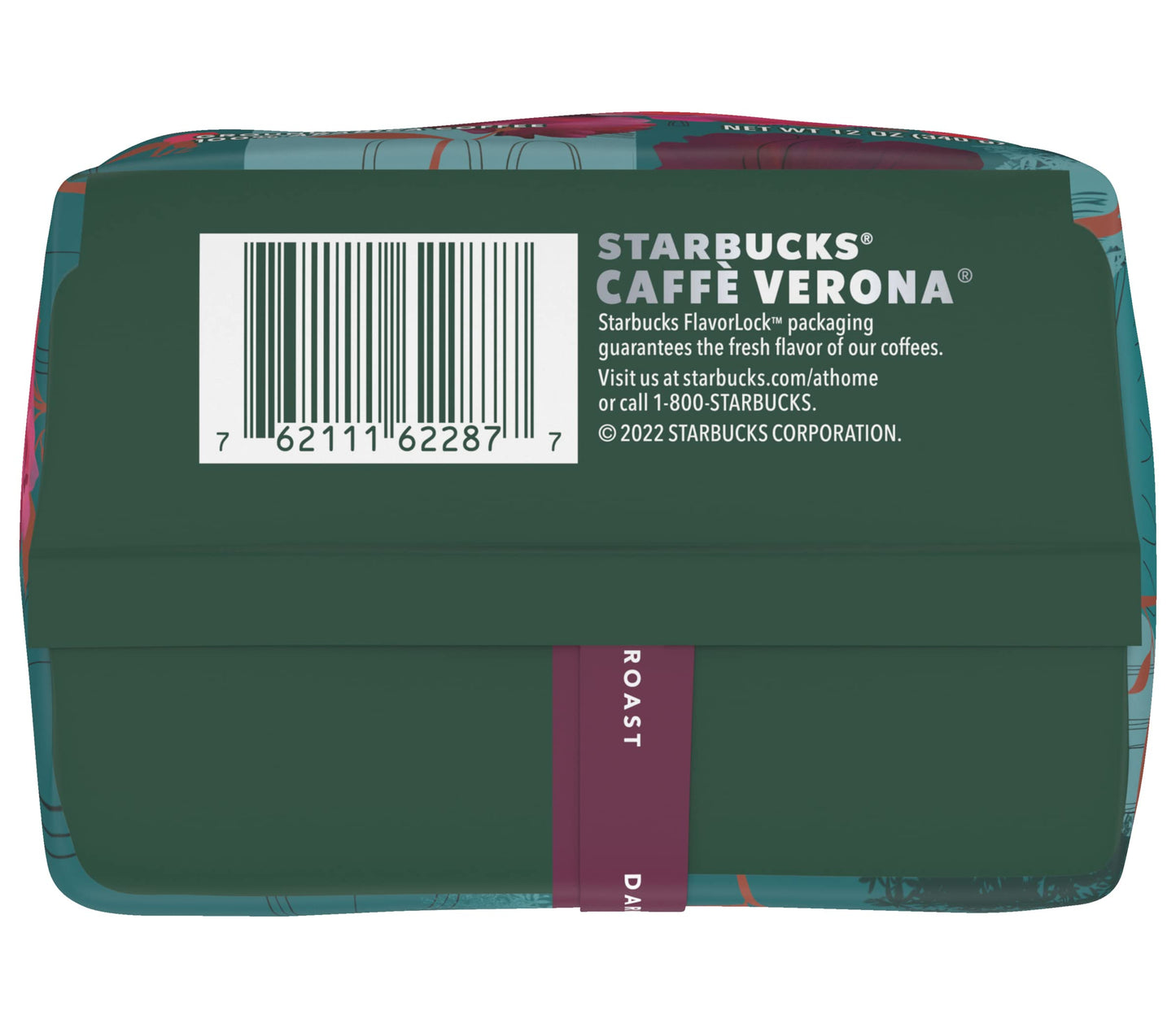 Café moulu Starbucks, café torréfié foncé, torréfaction française, 100 % arabica, 1 sac (28 oz) 