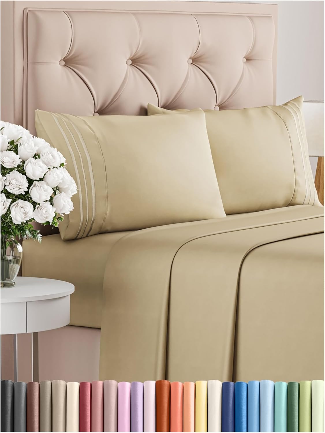 Luxury 4-Piece Cooling Sheet Set