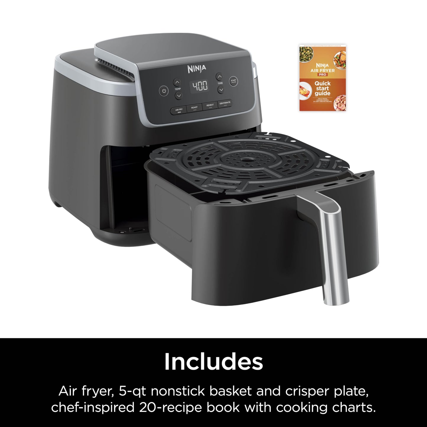 Ninja Air Fryer Pro 4-in-1 – Air Fry, Roast, Reheat, Dehydrate – AF141
