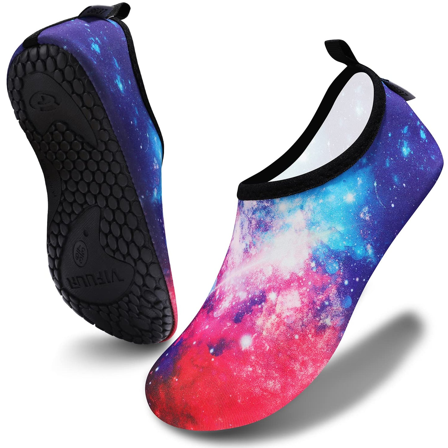 VIFUUR Wassersportschuhe Barfuß Schnelltrocknende Aqua-Yoga-Socken Slip-on für Männer Frauen