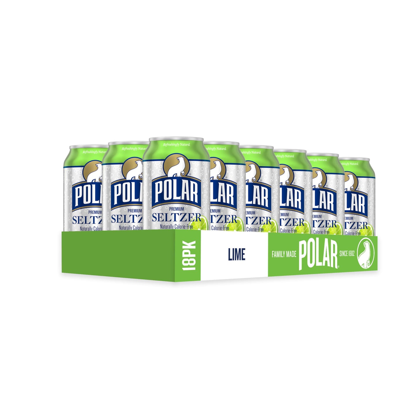 Polar Seltzer Water Original, 12 fl oz Dosen, 18er Packung 