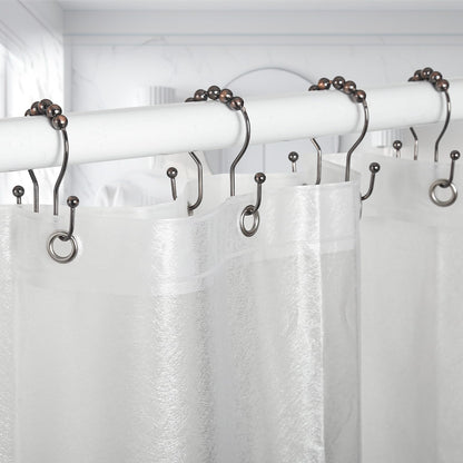 2-Pack Shower Curtain Hooks –12-Piece Each
