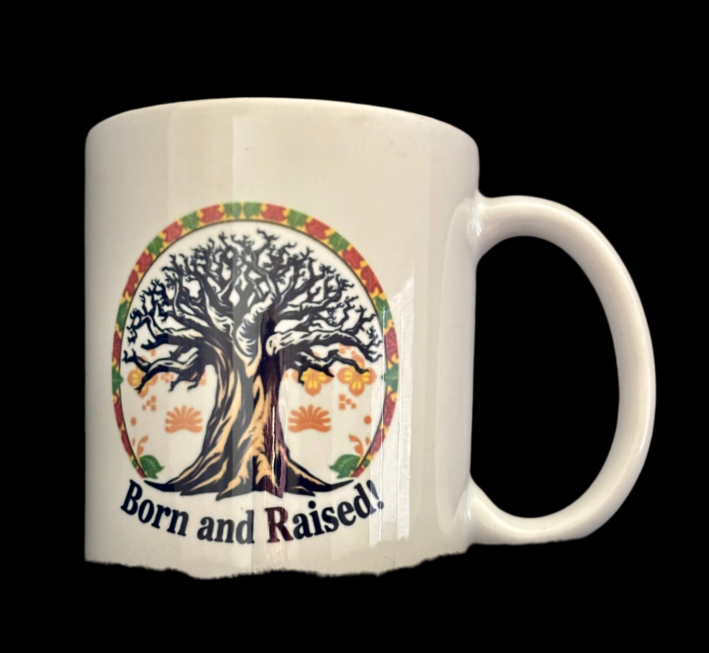 Tasse Chateau Marchetti® Born &amp; Raised 15oz | Honorer l'héritage, la force et l'héritage | Comprend un cadeau gratuit