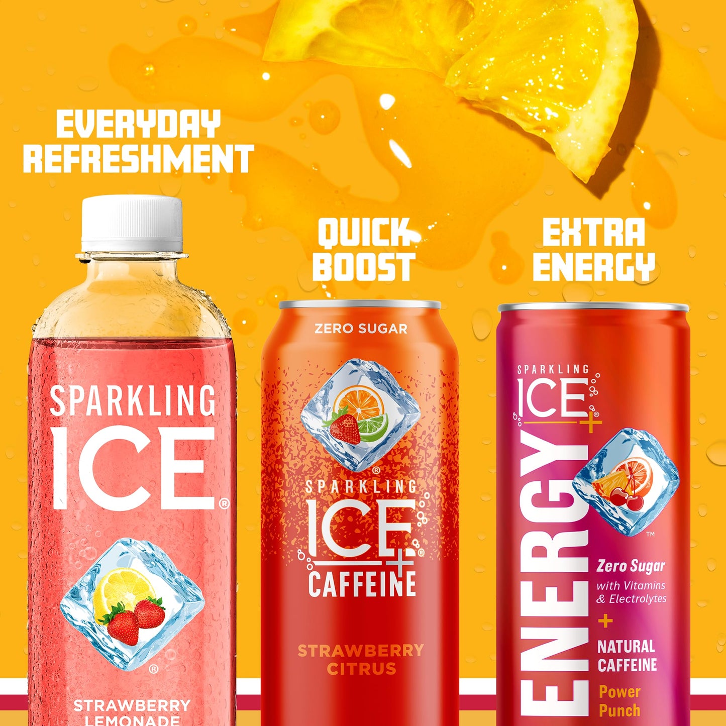 Sparkling Ice, eau pétillante à la cerise noire, eau aromatisée sans sucre, avec vitamines et antioxydants, boisson à faible teneur en calories, bouteilles de 17 fl oz (paquet de 12) 