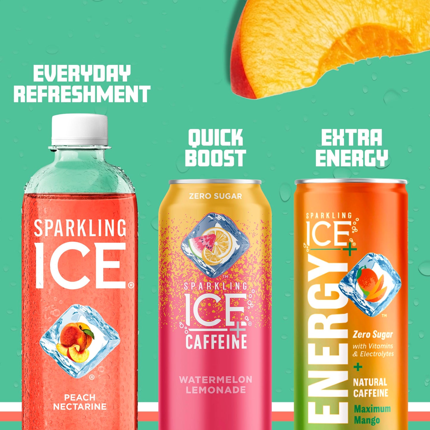 Sparkling Ice, eau pétillante à la cerise noire, eau aromatisée sans sucre, avec vitamines et antioxydants, boisson à faible teneur en calories, bouteilles de 17 fl oz (paquet de 12) 