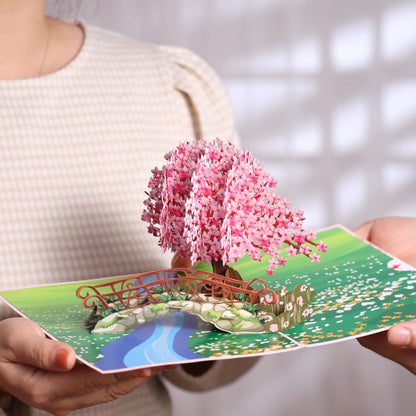 Pop Up Anniversary Card, 3D Cards 6x8 inch