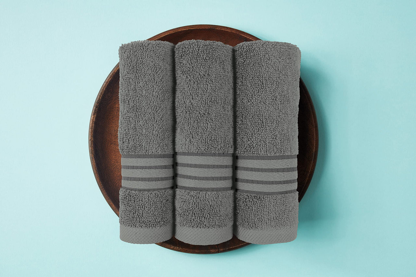 Utopia Towels - 600 GSM 8-Piece Premium Towel Set, 2 Bath Towels, 2 Hand Towels and 4 Washcloths -100% Ring Spun Cotton - Machine Washable, Super Soft and Highly Absorbent (Beige)