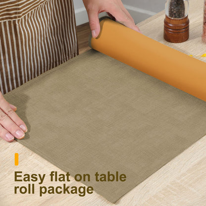 Wipeable Table Runner – Thick Farmhouse-Style Runner for Kitchen, Bedroom, Living Room, Indoor & Outdoor Use
