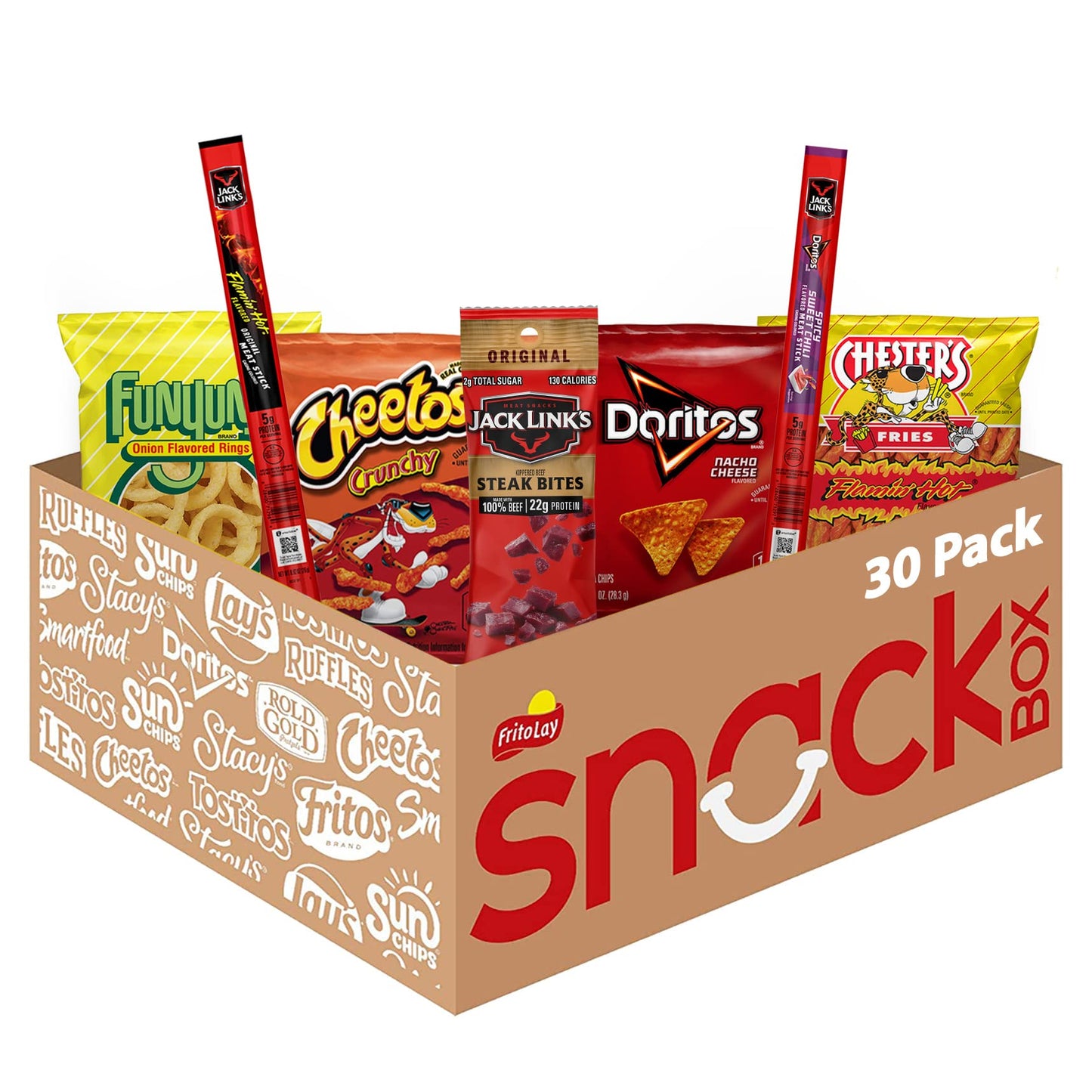 Frito Lay Ultimate Snack Care Package, Variety Assortment of Chips, Cookies, Crackers & More, (Pack of 40)