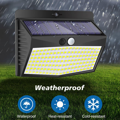 2-Pack Solar Security Lights – Motion Sensor, Waterproof