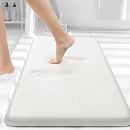 Smiry Memory Foam Bath Mat – Ultra Soft, Absorbent, Non-Slip Rug for Bathroom