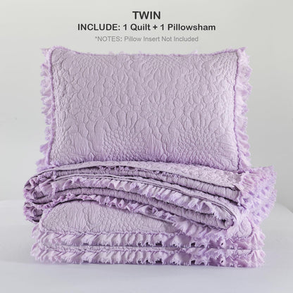 Multiple Colors & Sizes (Twin, Full/Queen, King) – Lightweight 3-Piece Microfiber Bedding