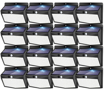 2-Pack Solar Security Lights – Motion Sensor, Waterproof