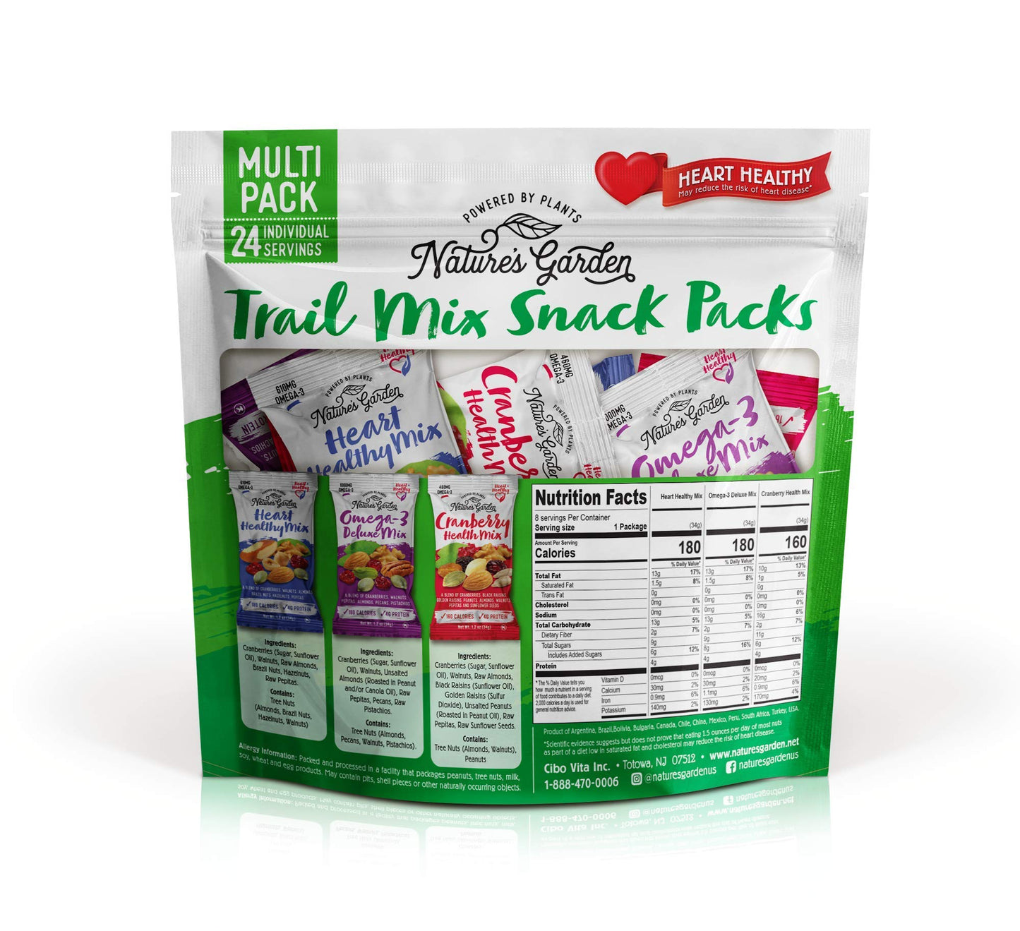 Nature's Garden Healthy Trail Mix Snack Pack - 28.8 oz