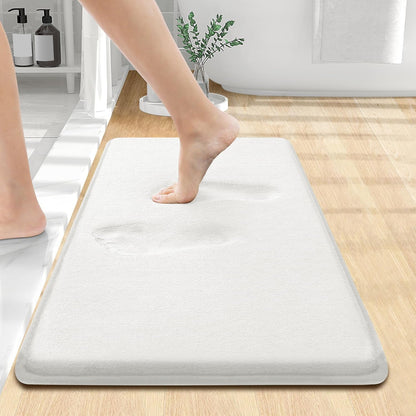Smiry Memory Foam Bath Mat – Ultra Soft, Absorbent, Non-Slip Rug for Bathroom