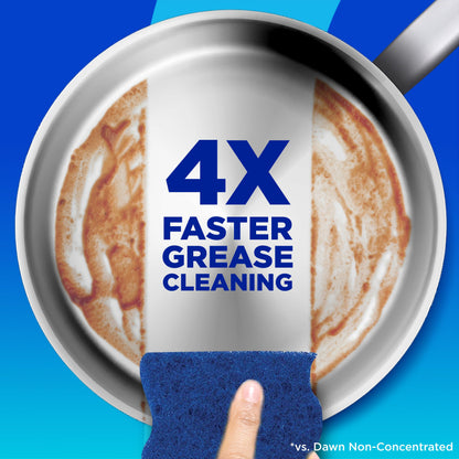 Dawn Platinum Dish Soap Liquid, Dishwashing Liquid, Grease Removal + Sponge Bundle