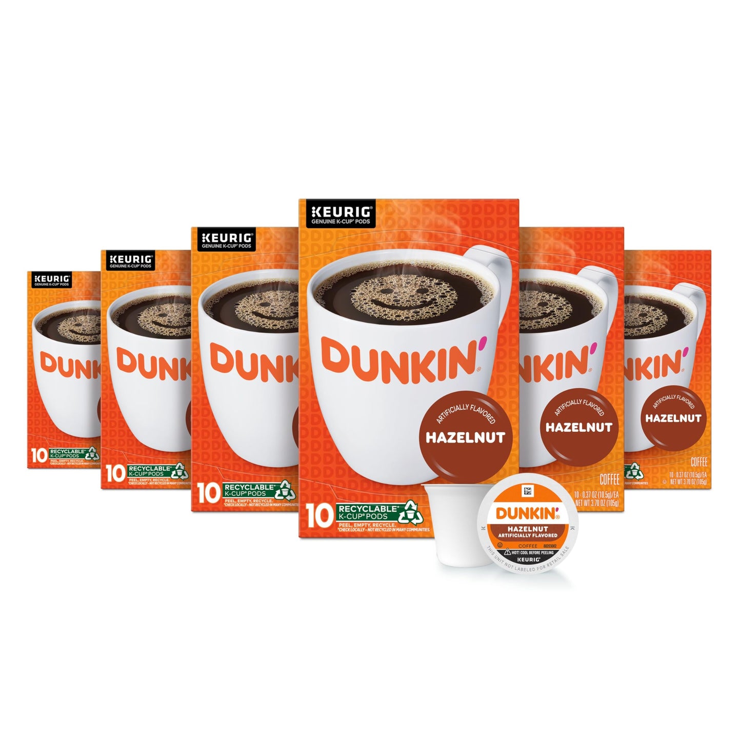 Dunkin‘ Bestseller-Kaffee-Vielfaltspaket, 60 Keurig K-Cup-Pads 