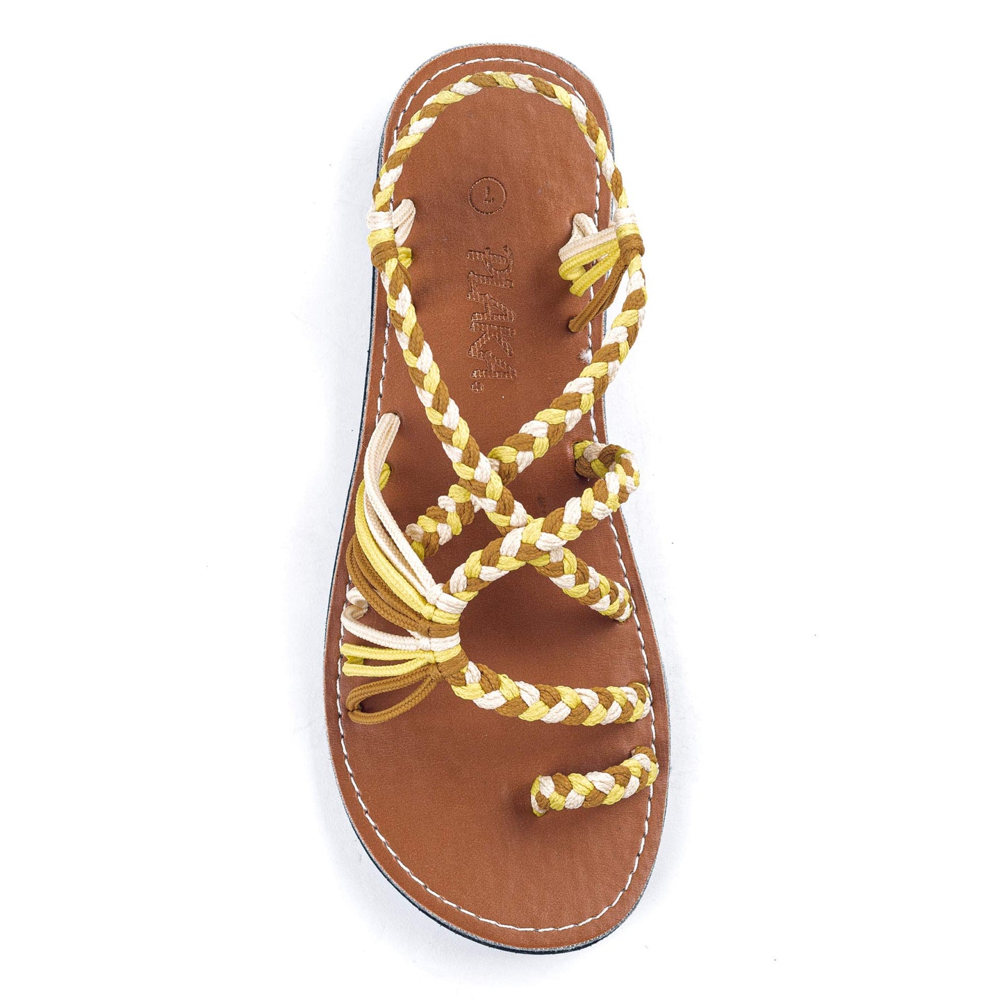 Plaka Flat Sandals for Women Palm Leaf