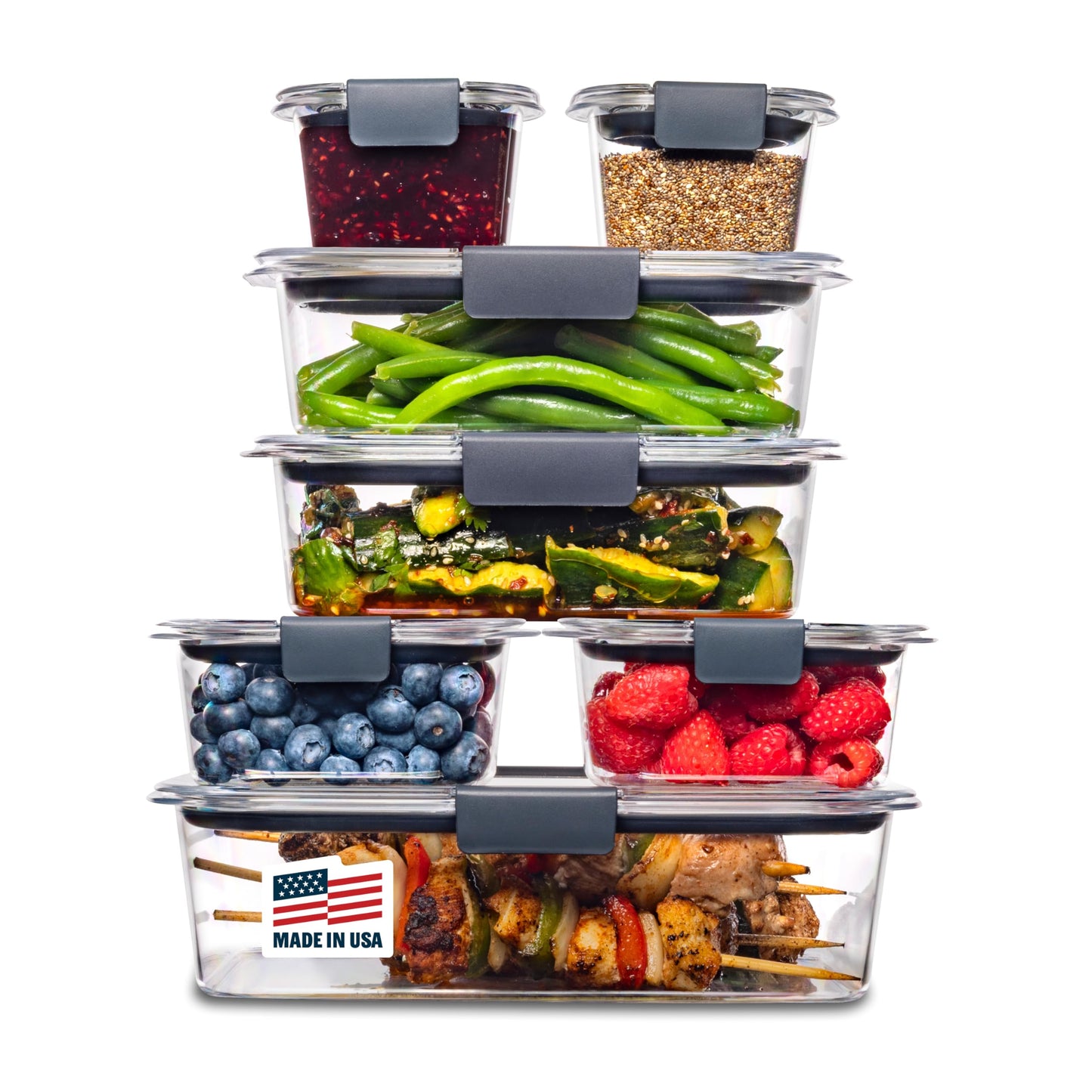 Food Storage Containers BPA Free Airtight Lids