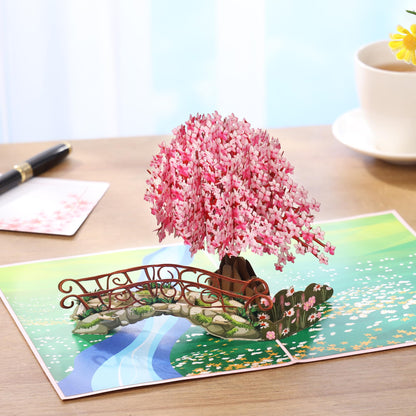Pop Up Anniversary Card, 3D Cards 6x8 inch