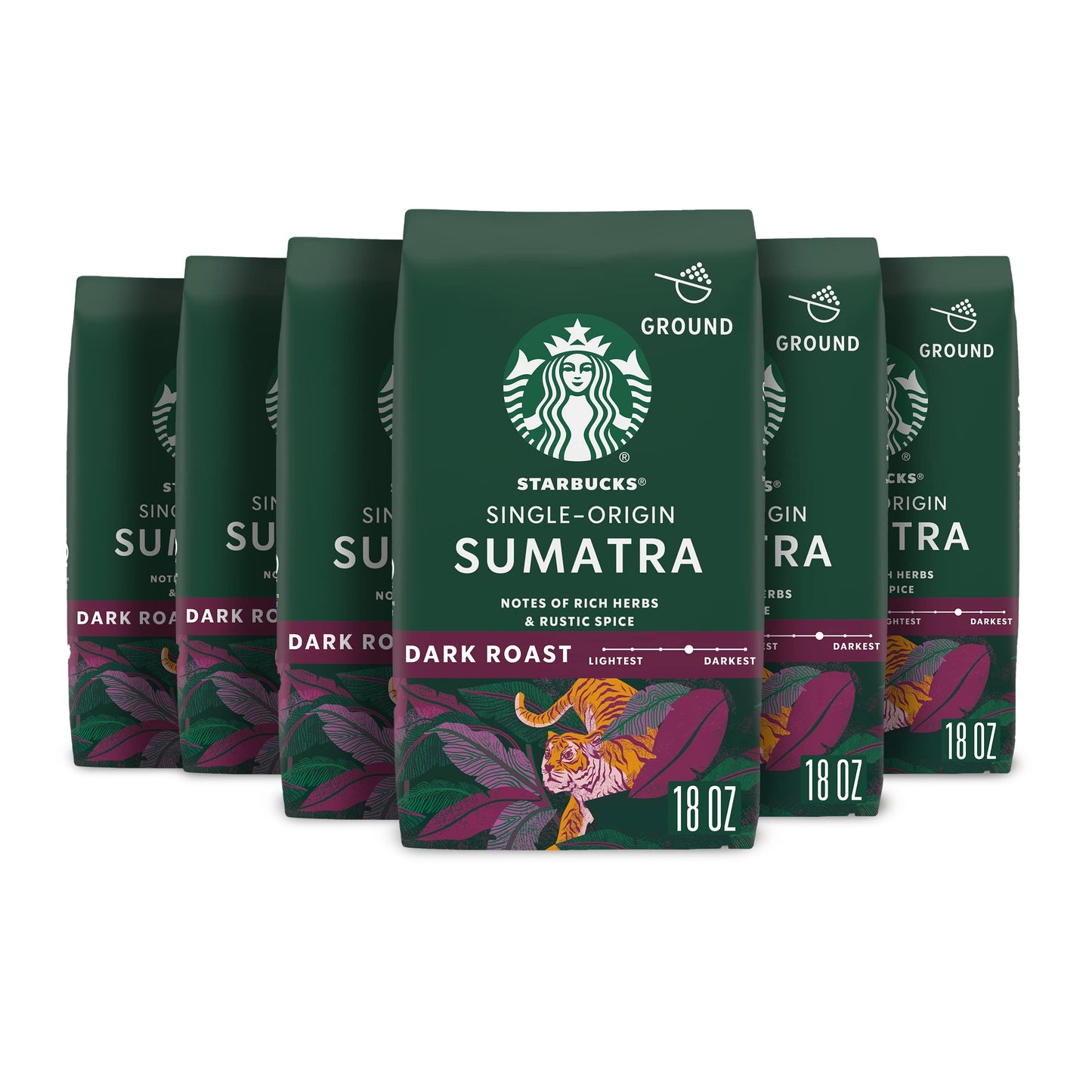 Starbucks gemahlener Kaffee, dunkler Röstkaffee, French Roast, 100 % Arabica, 1 Beutel (28 oz) 