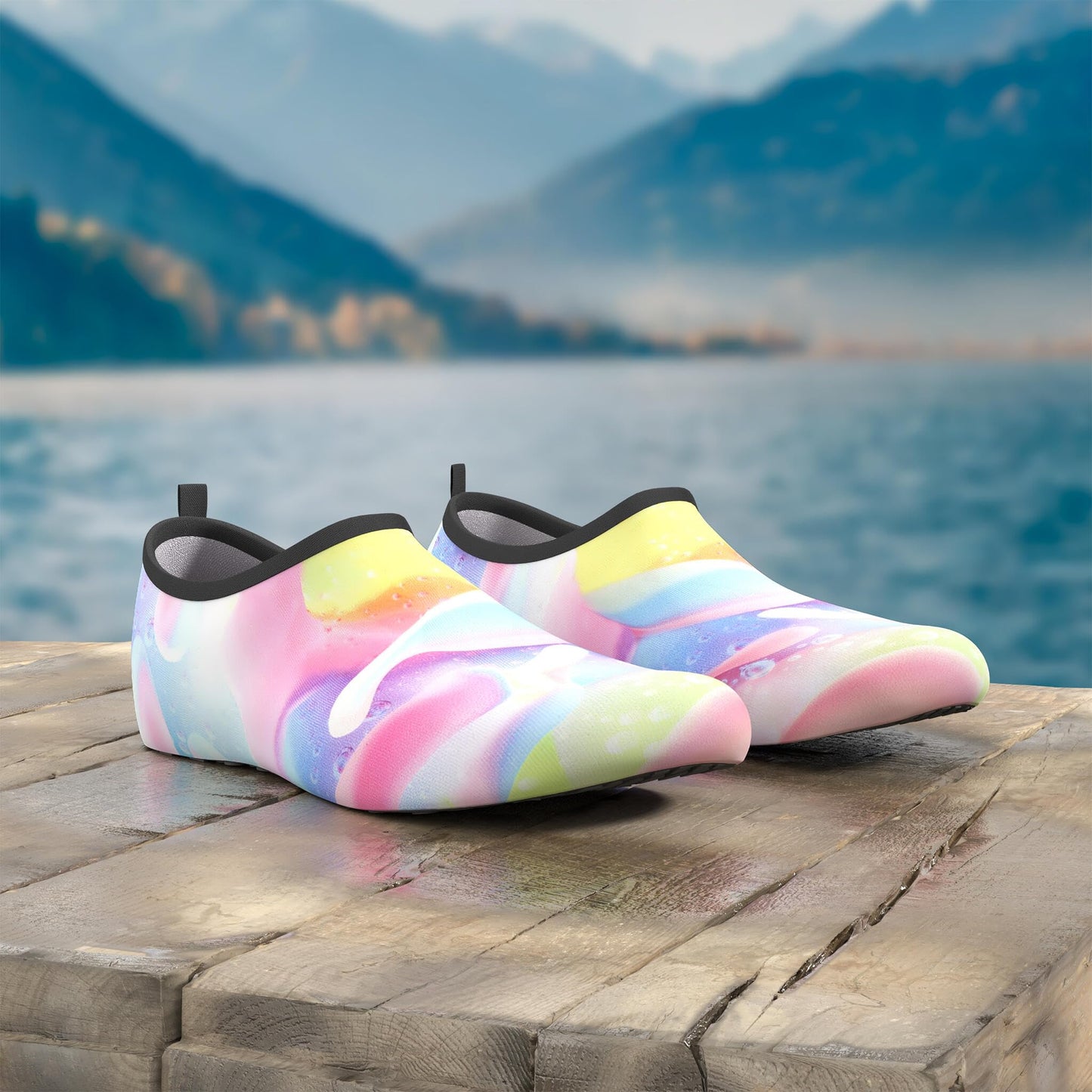 VIFUUR Wassersportschuhe Barfuß Schnelltrocknende Aqua-Yoga-Socken Slip-on für Männer Frauen