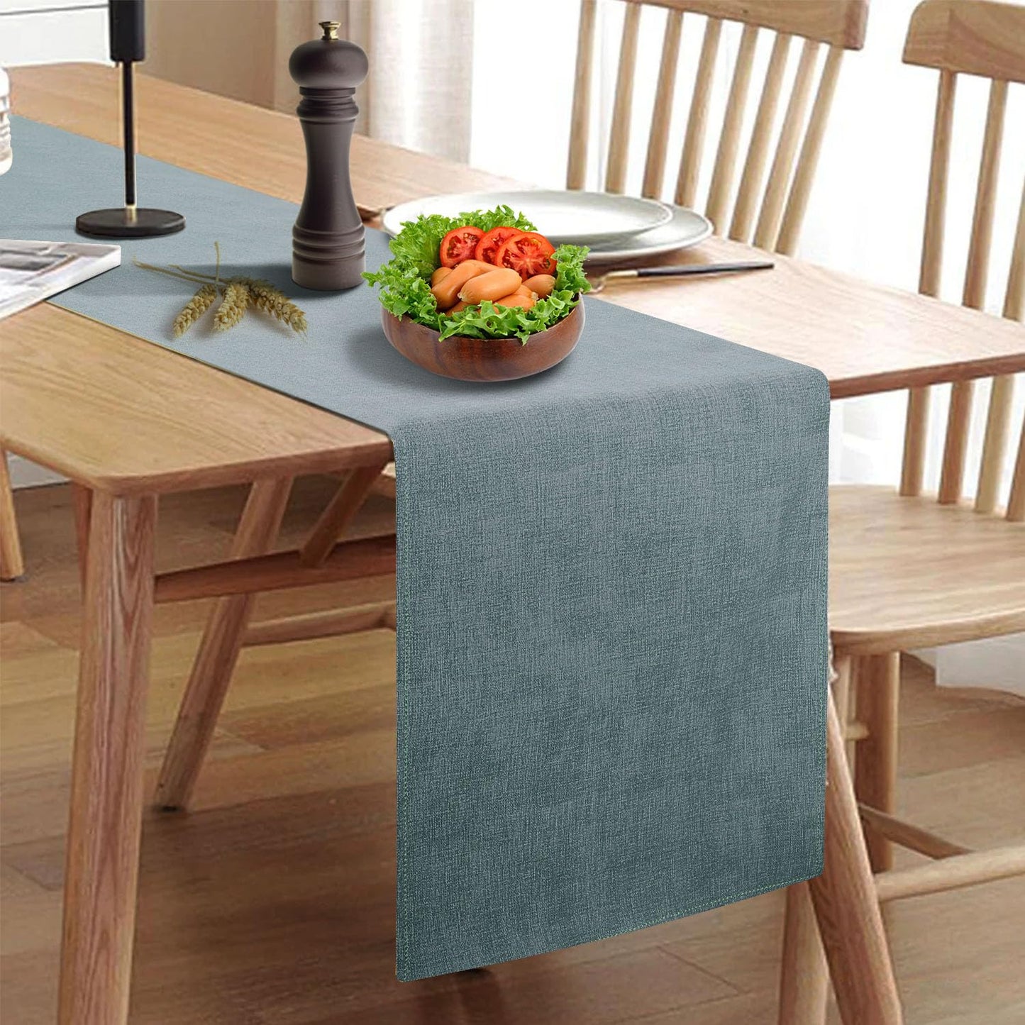 Wipeable Table Runner – Thick Farmhouse-Style Runner for Kitchen, Bedroom, Living Room, Indoor & Outdoor Use