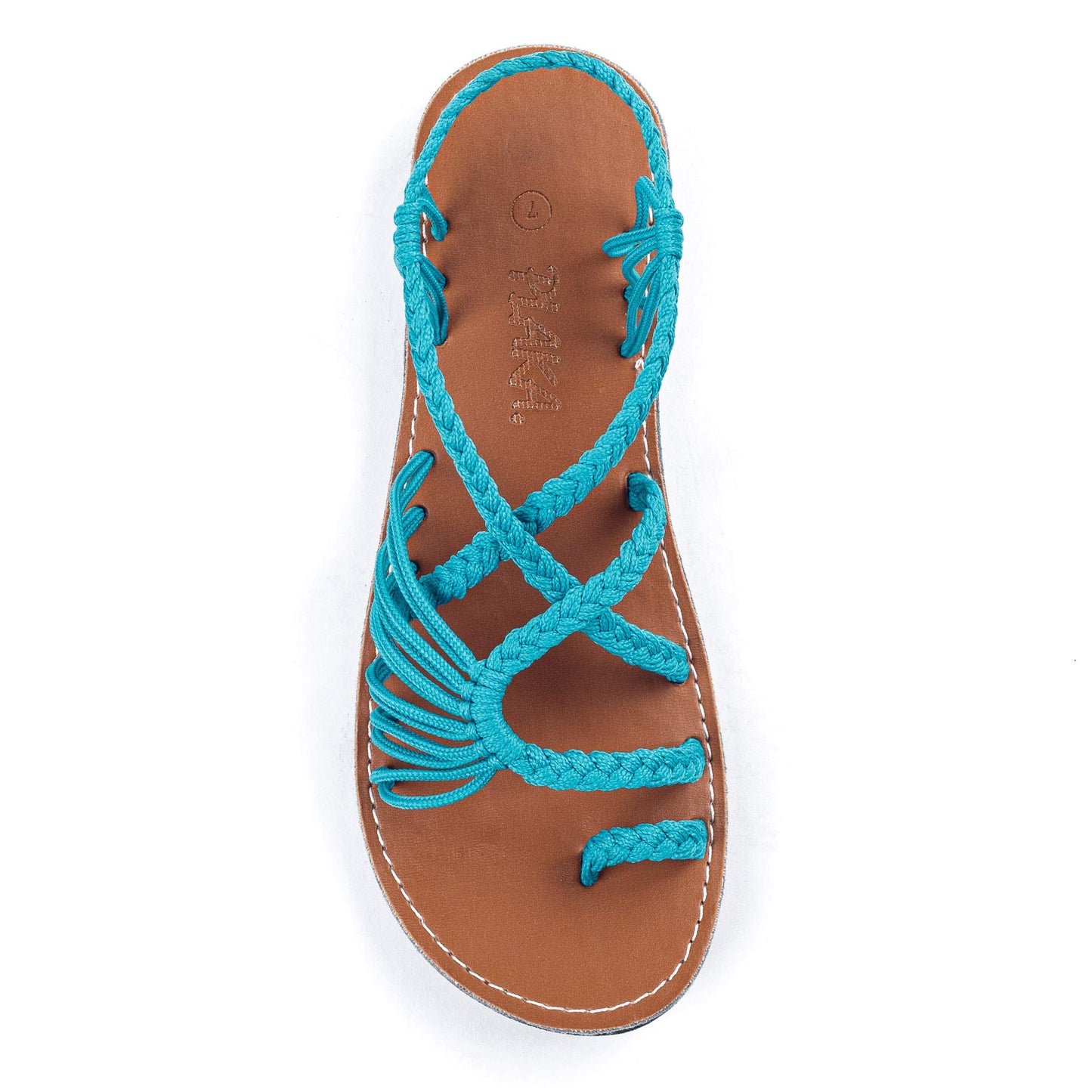 Plaka Flat Sandals for Women Palm Leaf