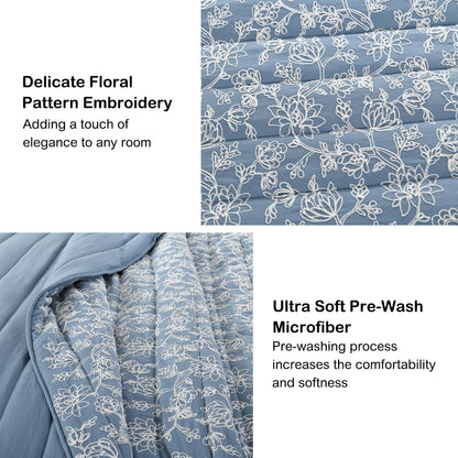 Multiple Colors & Sizes (Twin, Full/Queen, King) – Lightweight 3-Piece Microfiber Bedding
