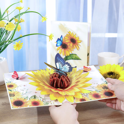 Pop Up Anniversary Card, 3D Cards 6x8 inch