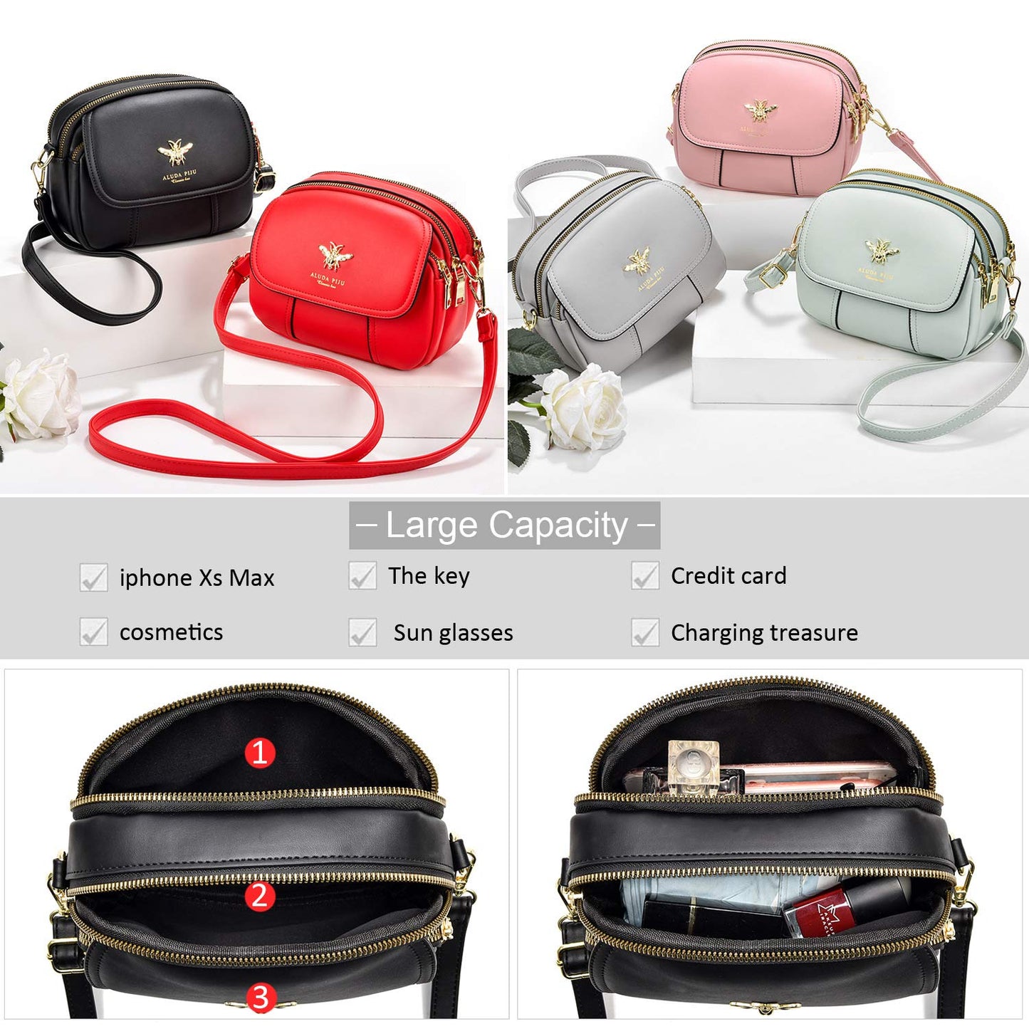 Small Crossbody Bags Shoulder Bag for Women Stylish Ladies Messenger Bags Purse and Handbags Wallet