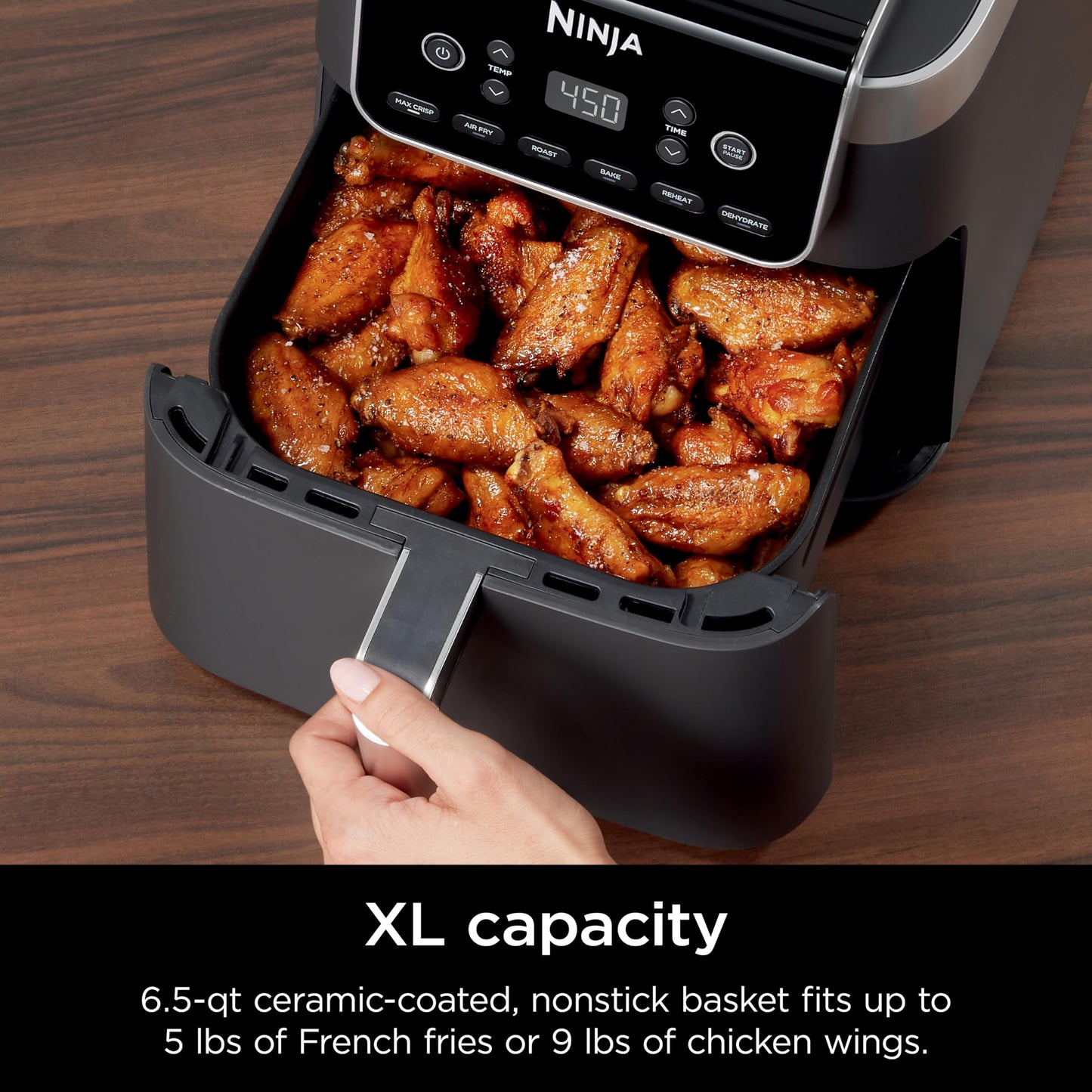Ninja Air Fryer Pro 4-in-1 – Air Fry, Roast, Reheat, Dehydrate – AF141