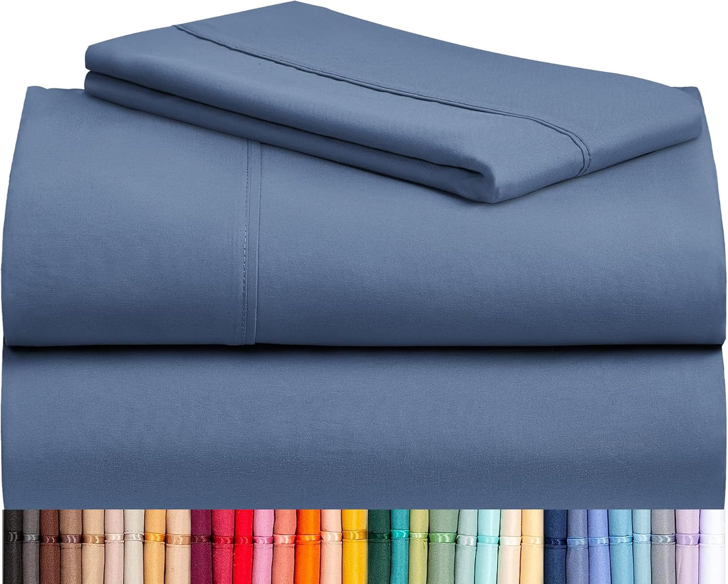 LClub Luxury 4-Piece Cooling Microfiber Sheet Set