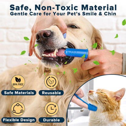 6PCS Pet Grooming Kit for Dogs,Cats and Horses | Dog Washing Gloves | Dog Bath Brush | Dog Bath Gloves | Dog Shampoo Brush | Pet Grooming Gloves | Dog Bath Supplies