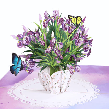 Pop Up Anniversary Card, 3D Cards 6x8 inch