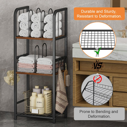 Freestanding Towel Rack – 3-Tier & 4-Tier Modern Metal Bathroom Storage