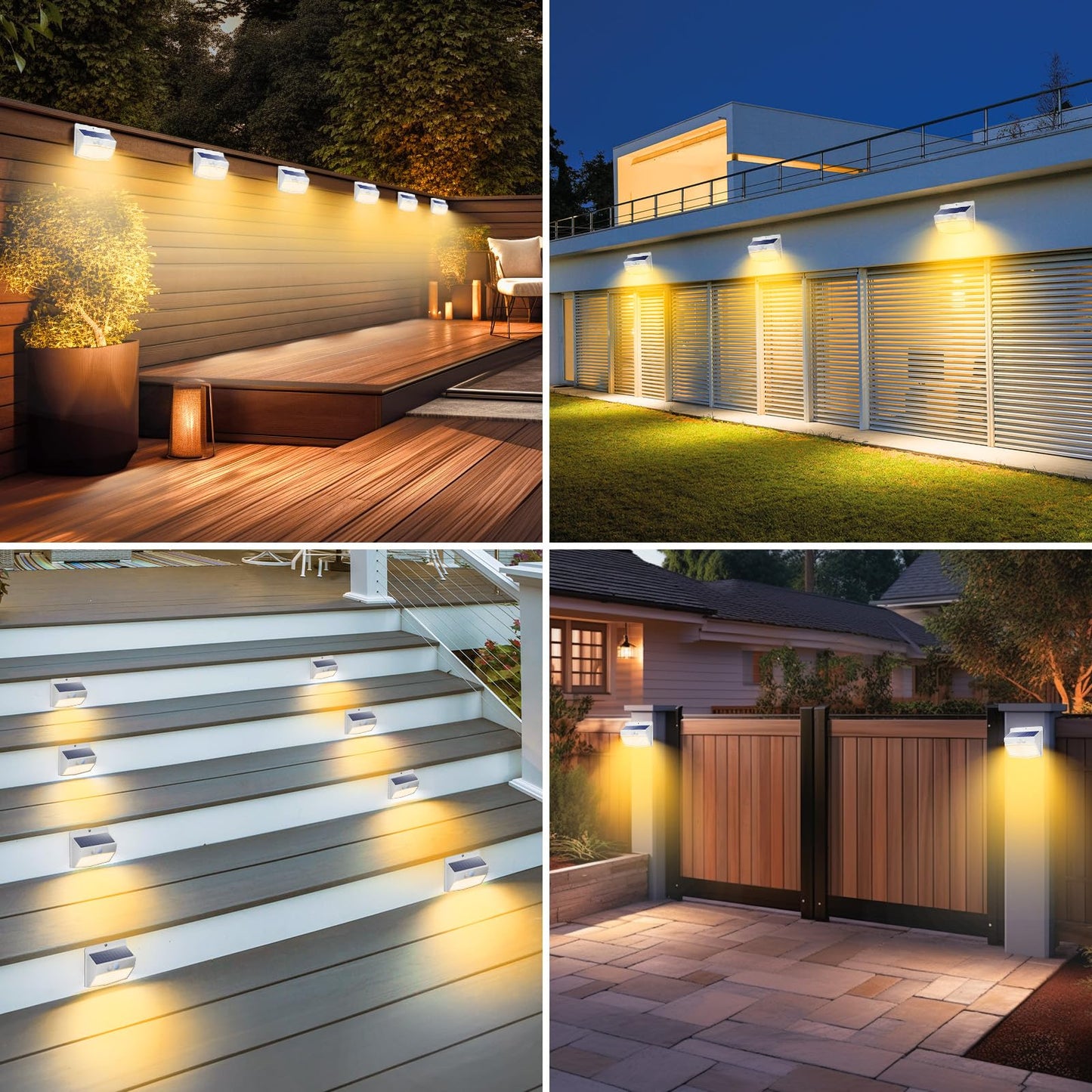 2-Pack Solar Security Lights – Motion Sensor, Waterproof