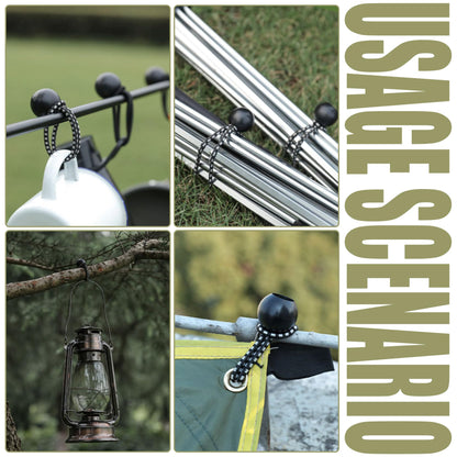 Ball Bungee Cords – 30 Pack Heavy-Duty Tarp & Canopy Tie-Downs for Outdoor Use