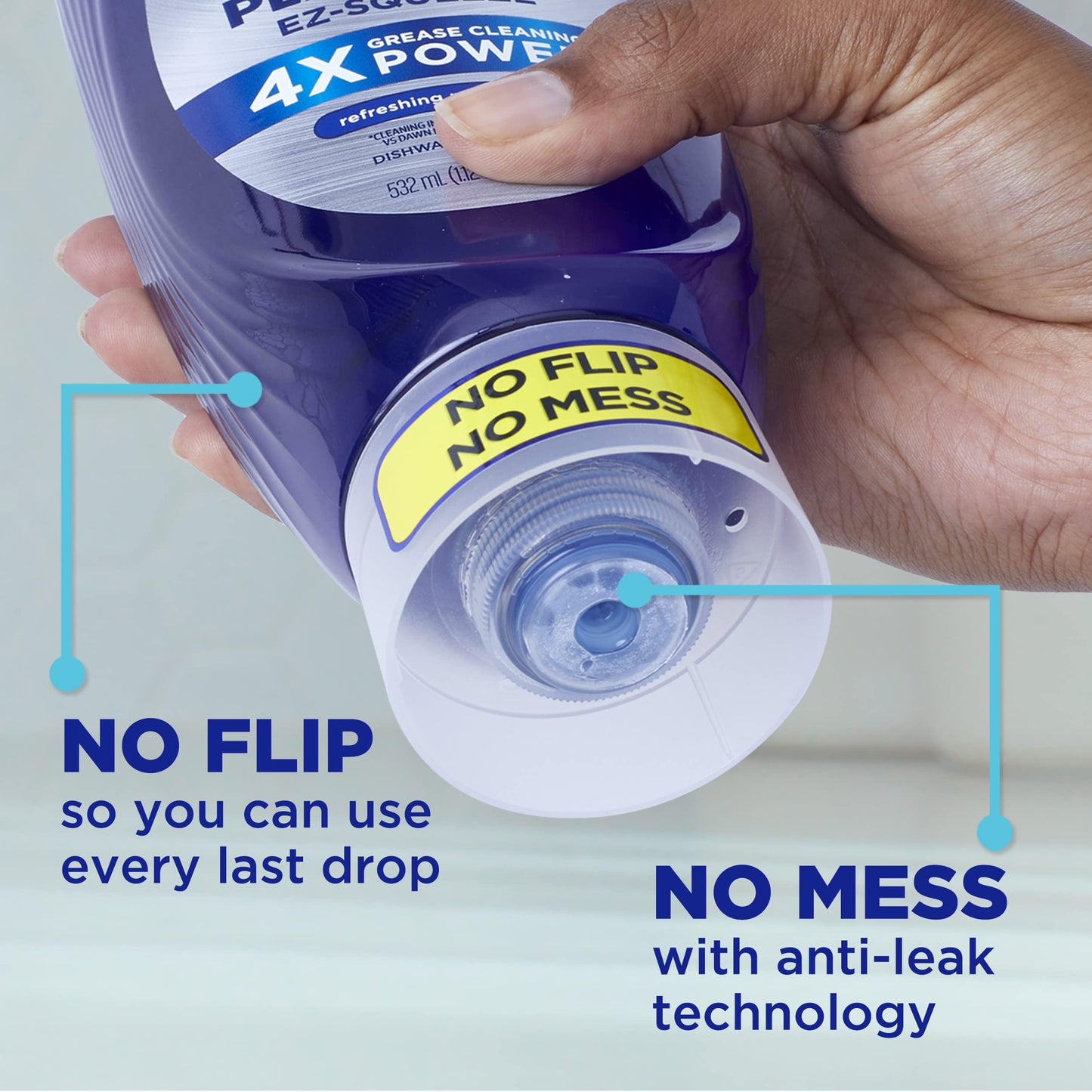 Dawn Platinum Dish Soap Liquid, Dishwashing Liquid, Grease Removal + Sponge Bundle