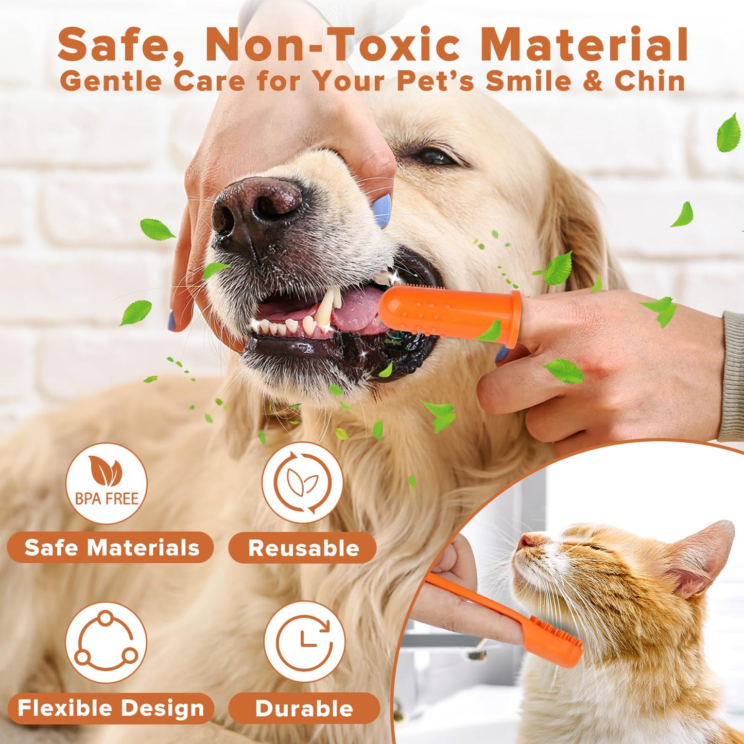 6PCS Pet Grooming Kit for Dogs,Cats and Horses | Dog Washing Gloves | Dog Bath Brush | Dog Bath Gloves | Dog Shampoo Brush | Pet Grooming Gloves | Dog Bath Supplies