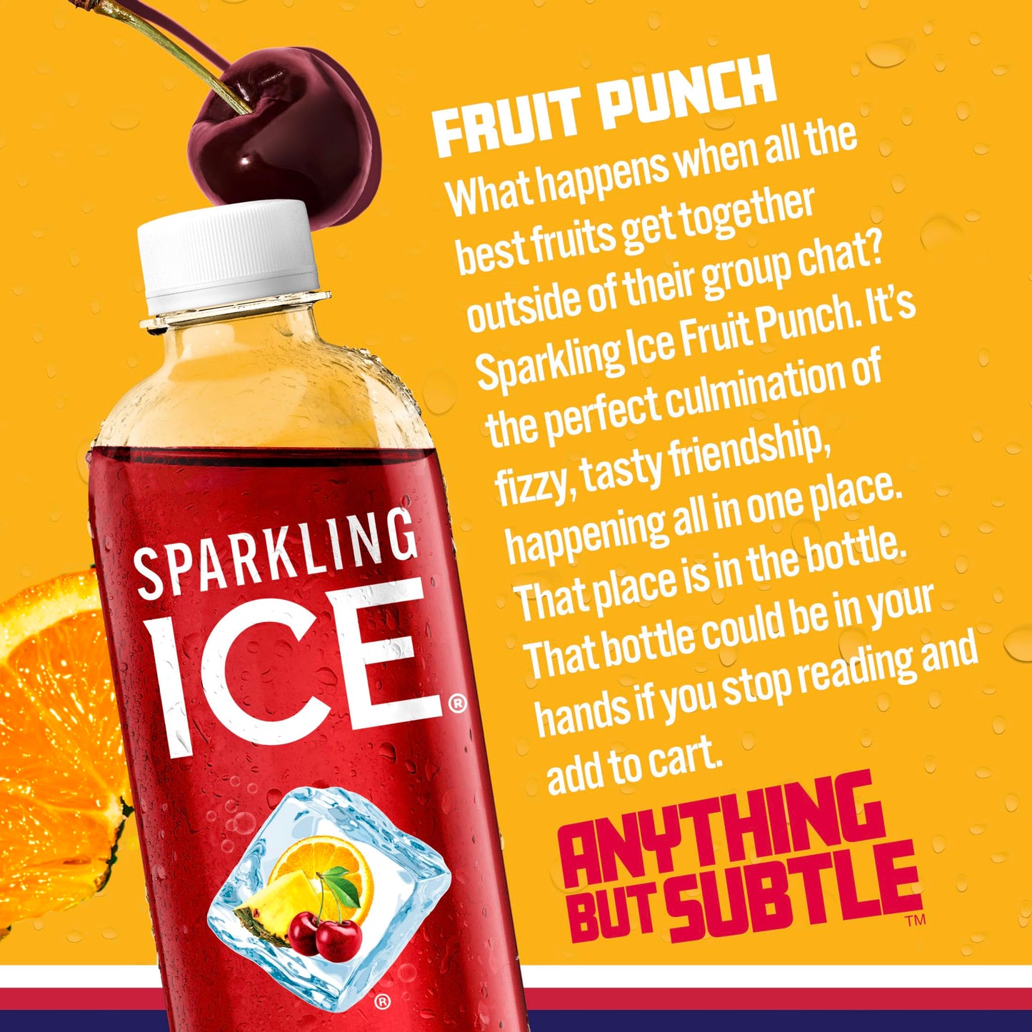 Sparkling Ice, eau pétillante à la cerise noire, eau aromatisée sans sucre, avec vitamines et antioxydants, boisson à faible teneur en calories, bouteilles de 17 fl oz (paquet de 12) 