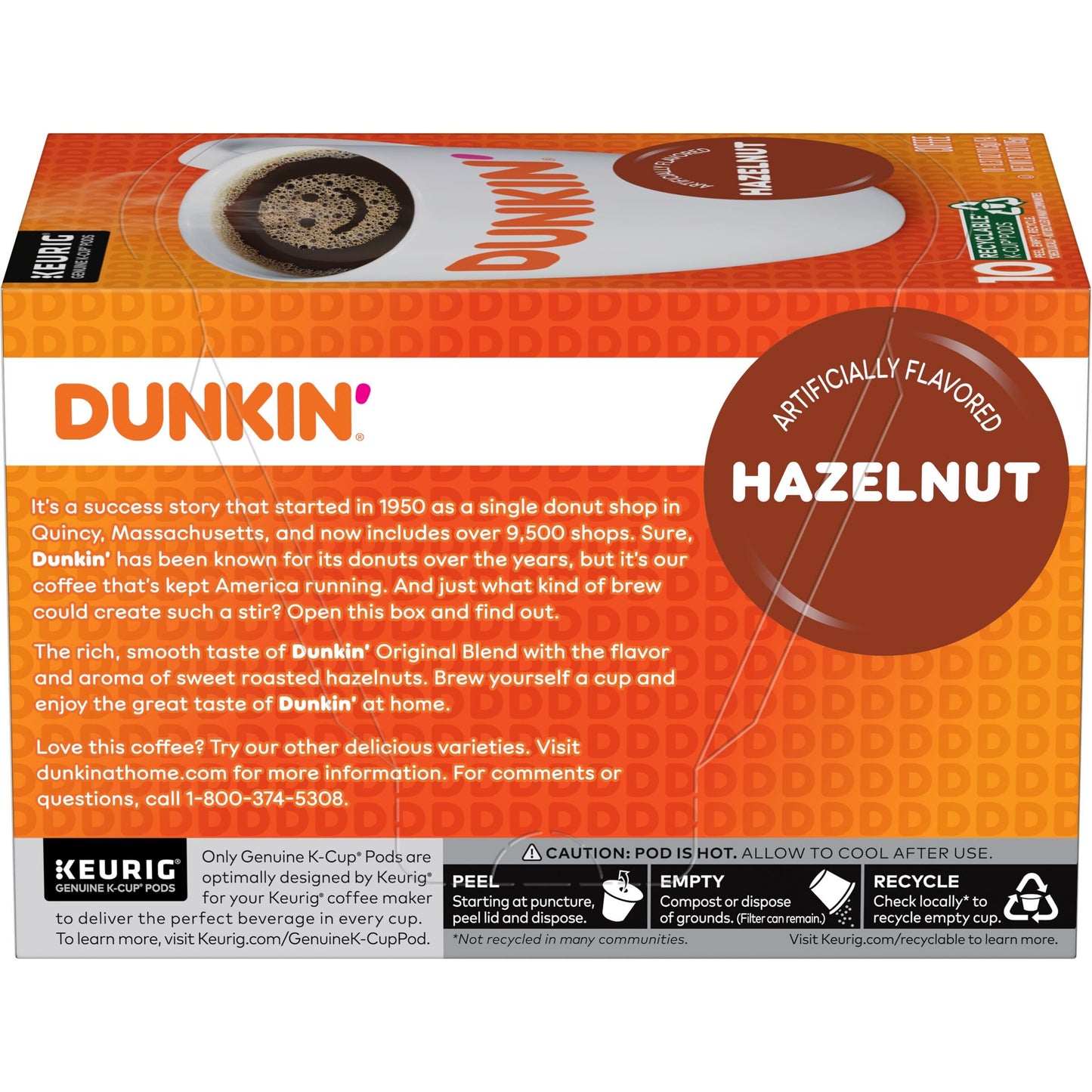 Dunkin‘ Bestseller-Kaffee-Vielfaltspaket, 60 Keurig K-Cup-Pads 