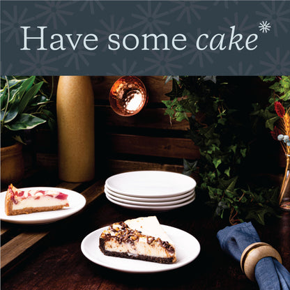 Vikko Ceramic Dinner Plates – Stackable White Plates